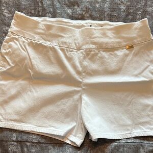 INC International Concepts High Waist White Shorts